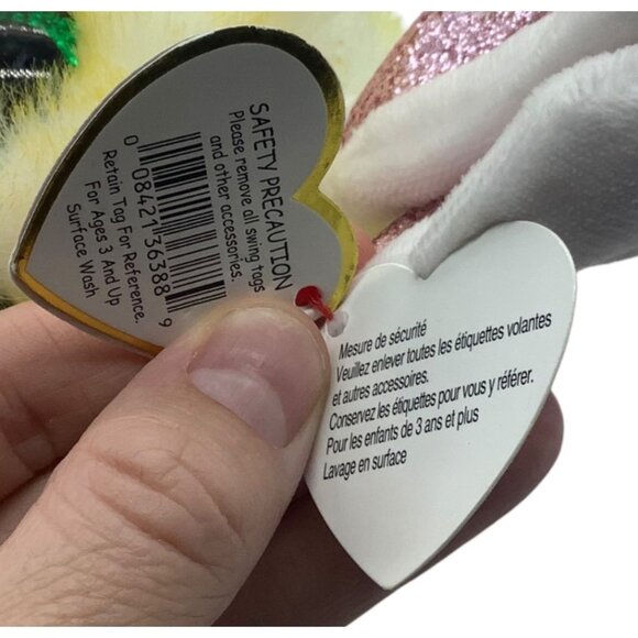 Ty Beanie Boos Coop The Chick Plush Bunny Ears 9" Stuffed Animal Collectible Toy - Picture 7 of 11